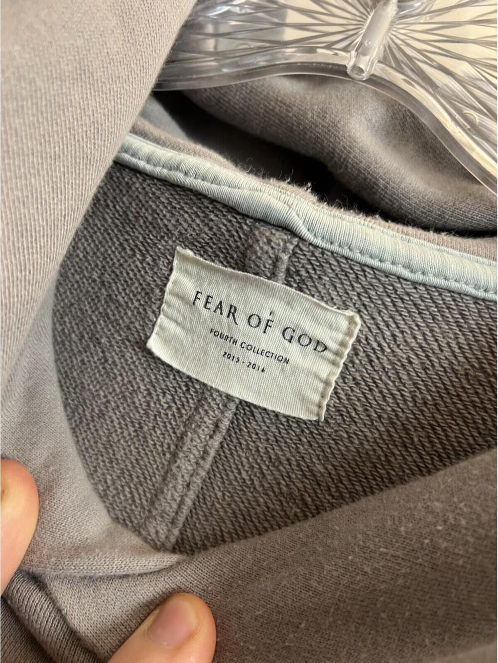 RARE Fear of God Fourth Collection 2015-2016 Mens XL Hoodie Sweatshirt USA - Picture 4 of 15